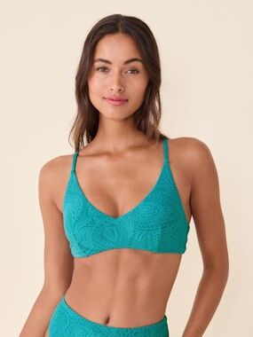 Andie The Ohana Bikini Top - Paisley - Oasis Size MOASIS / M